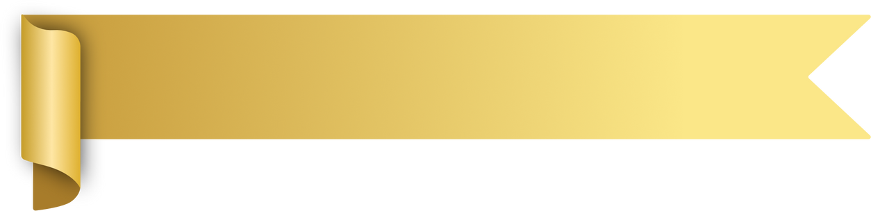 Gold Ribbon Banner