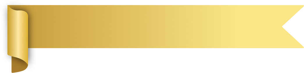 Gold Ribbon Banner